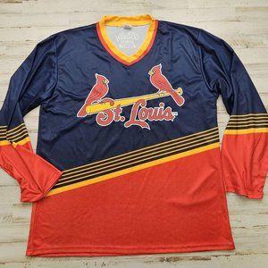 St. Louis Cardinals Blues Hockey Jersey SGA Size Adult XL Men's Collectible Gift